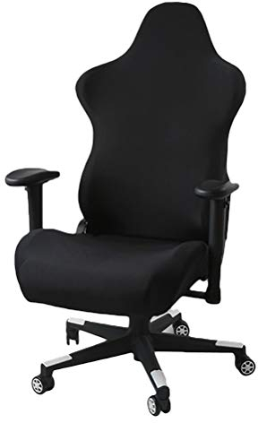 TBEONE Stretch-Drehstuhl Gaming-Stuhl, ergonomisch, Computerspielstuhl, Sitzbezug, abnehmbar, waschbar, Armlehnenbezug, passend Bürostuhl, Drehstuhl