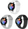 Kemikeji Silikon Armband kompatibel mit Huawei Watch GT3 42mm Sport Uhrenarmband 3 Stück Silikon Ersatzarmband für Huawei Watch GT3 42mm 20mm Ersatzband für Herren Damen (weiß grau schwarz,20mm)