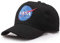 PHILOMI NASA Logo Baseball Cap Vintage Twill Embroidery Dad Hat Hip Hop Baseballcap Verstellbar, Schwarz, 5 1/4-5 3/8