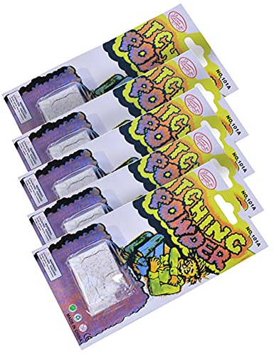 Juckpulver, Itching Powder Scherzartikel Prank Juckendes Pulver Neuheit Stark Gag-Streich Shocking Kit, Ungiftig Shocking Gum Packs Witz Trick Gag lustiger Witz,Trap Practical Joke Trick Toy Geschenk