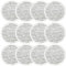 12 Pack S7001 Pads Replacement Steam Mop Pads for Shark S7001, Shark S7000AMZ, S7000 S7001TGT S7201 Series Steam Mop Pads, Steam & Scrub All-in-One Scrubbing Mop Pads, Compare Part Model #: XKITP7000