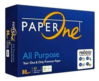 Daperone All Purpose - weißes Papier, A5-21 x 14,8 cm, 80 g, ideal für medizinische Rezepte (Packung 10 Stück)