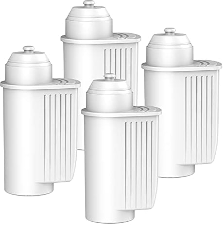 GLACIER FRESH Wasserfilter für Siemens EQ Serie kaffeevollautomat EQ6 EQ9 EQ700,Ersatz für brita intenza wasserfilter TZ70033,Bosch TCZ7003| Wasserhärte einstellen | IAPMO R&T Zertifizierung (4 Stück)