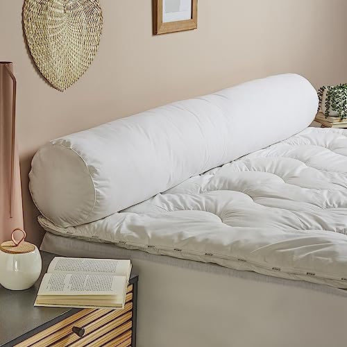 DODO I Traversin Micro Green 160cm I Confort Moelleux I Touchet Duvet et Très Doux I Fabriqué en France I Lavable en Machine à 40°C