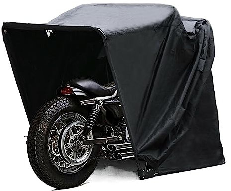 PAKJEL Robuster Motorrad-Unterstand, Schuppen-Abdeckung, Aufbewahrung, Garage, Zelt, wasserdichter Motorrad-Unterstand, Roller-Unterstand