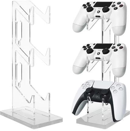 Nizirioo Game Controller Halter Kopfhörer Ständer Spiel 3 Lagen Multifunktions Game Controller Headset Halterung Gaming Controller Game Controller Ständer aus Acryl für Xbox ONE Switch PS4 PS5