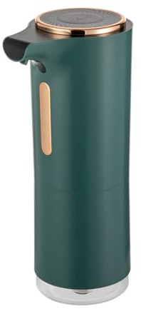 Automatischer Seifenspender, 250 ml, 1200 mAh, wiederaufladbarer Akku, Seifenspender, Küche, für Bäder, Küchen, Hotel (grün)