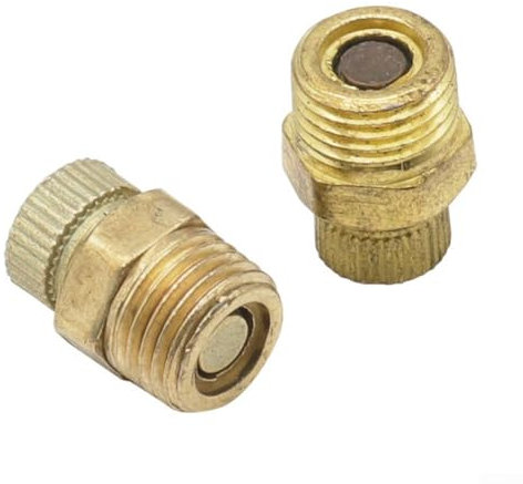Compresor de aire 1/4PT rosca macho válvula de drenaje de agua de metal pequeña accesorios de bomba de aire silencioso compresor de aire válvula de drenaje tornillo de cobre