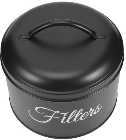 Alipis Boîte À Filtre À Café En Métal Bouteille De Stockage De Thé Lave-vaisselle Stockage De Comprimés Pot Scellé Pour Thé Bonbons Récipient Pour Grains De Café