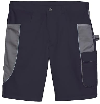 Scheibler Workwear – Active Shorts Herren – Arbeitshose kurz für die Arbeit – Arbeitsshorts für den Sommer – Cargo Shorts mit viel Stauraum – verfügbar in den Größen S-XXL (Schwarz/Anthrazit)