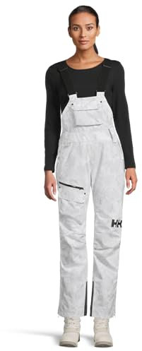 Helly-Hansen Powderqueen Trägerhose für Damen, Grey Fog Camo, X-Small