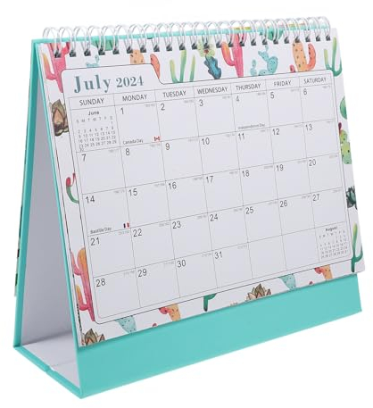 Tofficu Lehrerkalender Tischkalender 2025 Monatskalender Stehende Staffelei Flip- Täglicher Flip- Drachenjahreskalender 2025 Desktop- Mini-monatskalender Tageskalender Kalender