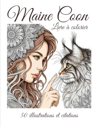 Maine Coon: Livre à colorier