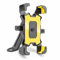 SGGFGBBO Handyhalter Motorrad Wasserdichter, Für Husqvarna 701 Enduro 701 Supermoto Motorrad Handyhalter Motorradspiegel,Mirror Mount Yellow
