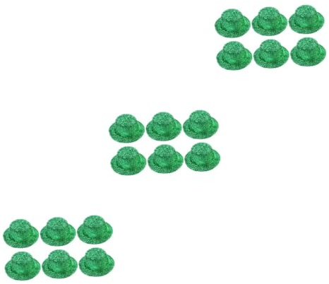 OFFSCH 3er-Sets Dekorativer Mini-Zylinder Patricks Day Aus Filz Für Erwachsene Irland Miniatur-Set 6 Stück * 3