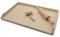 HolzFee Backbrett Set mit 2 Teigroller Holz Nudelbrett Backunterlage Größe Auswahl (70 x 49 cm)