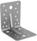 100 Stück EuP Winkelverbinder 100 x 100 x 90 mit Sicke / Steg / Profi Set / Verzinkter Lochwinkel Made in Germany. Bau-Winkel mit CE-Zulassung aus Metall für Holzkonstruktionen