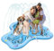 Water Sprinkler Mat, Large Non-Slip Splash Pad, Thickened Outdoor Fountain Mat, for Backyard, Lawn, Patio Play, for Warm-Weather Fun, 180x152x12cm Light Blue