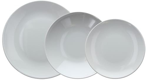 Tognana Natural Love, Servizio piatti 18 pezzi per 6 persone, Stoneware, Grigio
