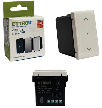 Interruttore wifi tapparelle compatibile matix bianco smart programmabile