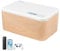 Dayear Boîte de rangement verrouillable avec minuterie, pour téléphones, jeux vidéo, médias sociaux, collations, boîte de rangement verrouillable (grain de bois)