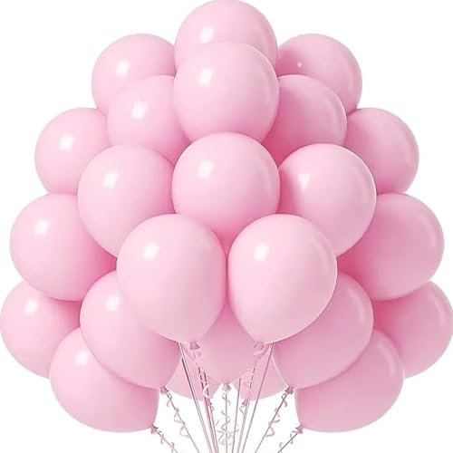 Tourima Luftballons Rosa Pink Stuff, 20 Stück 10 Zoll Rosa Luftballons, Luftballons Pink für Ballongirlande Geburtstagsdeko, Hochzeitsdeko, Babypartydekoration