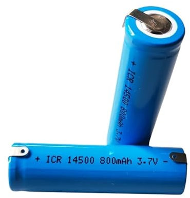 3.7V Replacement 800mAh Battery IO6 IO IO9 IO8 8N Electric Toothbrush Rechargeable Type 3758 3759 3753 Compatible for Oral-B(2pcs)