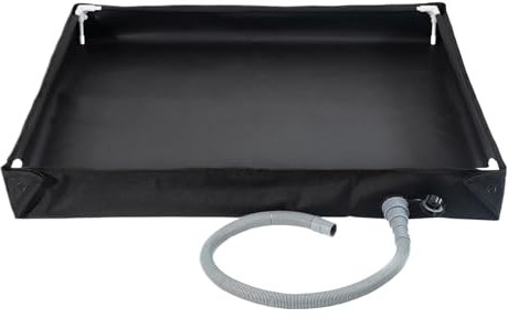 Base de ducha plegable, sartén de ducha portátil grande, base de baño de pie con drenaje, base de ducha de campamento, base de toldo de la bandeja de ducha de tienda para suministros