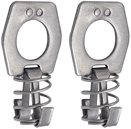 Lot de 2 fixations professionnelles pour porte de chauffe-eau en acier inoxydable