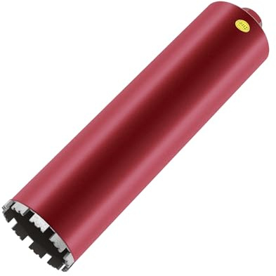 Corona de perforación M22, diámetro de 112 mm, profundidad de perforación de 410 mm, grosor de pared de 4 mm, broca húmeda para hormigón, ladrillo, mampostería y piedra, corona de diamante con diseño