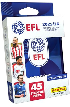 EFL 2026 Sticker Collection - Pocket Tin