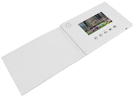 Praktische Video-Grußkarte für Verschiedene Anlässe, Video-Display, Werbung, Mittlere und Hochwertige Restaurants, Kunststoff, Metall, A5, 21 X 14,7 Cm (4,3 Zoll 500 mAh Li-Ionen-Akku)