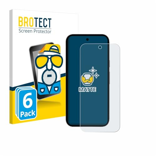 BROTECT Schutzfolie für Google Pixel 10a (case-friendly) | 6 Stück Entspiegelnder Displayschutz Made in Germany Matte Displayschutz-Folie Anti-Reflex Anti-Fingerprint Einfache Montage