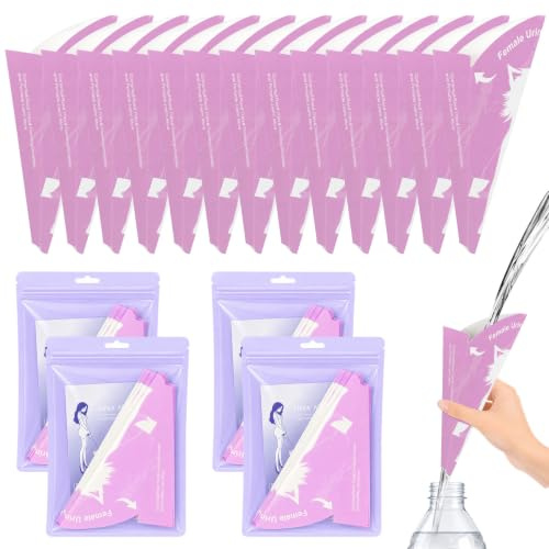 KMFYMPT 30 Stück Urinella für Frauen Einweg, Frauen Im Stehen Pinkelhilfe, Pinkelhilfe für Frauen, Wandern Zubehör & Reise Gadgets, Urinal für Wandern