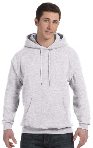 Hanes ComfortBlend EcoSmart Pullover Hoodie Sweatshirt Ash LARGE