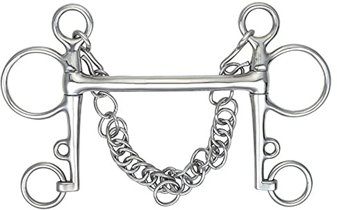 Shires Equestrian Mullen Mouth Pelham Bit 4.5 Steel