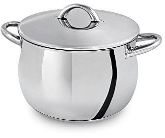 silampos – Kochtopf 24 cm 6,9L DOMUS Edelstahl Induktion
