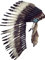 KARMABCN Medium Feather Headdress (Braunem Pelz)