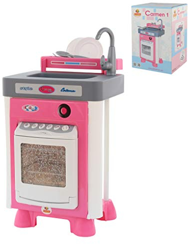 Polesie Carmen Cucina con Lavastoviglie (Box) -Cook & Play Toys, Multicolore, Polesie57891