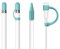 FRTMA [4-Piece] for Apple Pencil Cap/Apple Pencil Tip Cover/Cable Adapter Tether/Apple Pencil Cap Holder for iPad Pro Pencil, Ice Sea Blue