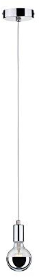 Paulmann 70894 Pendelleuchte Pendulum IP44 max. 20 Watt Hängelampe IP44 Spritzwassergeschützt Chrom Deckenlampe E27