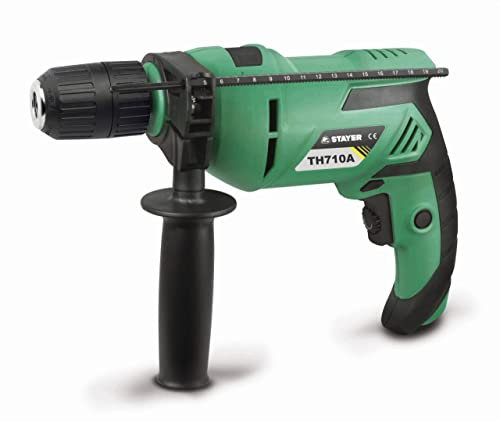 Taladro percutor de 710W con variador electrónico de velocidad TH 710 A