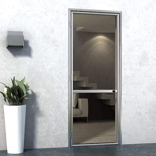 Zanzariera a Porta su Misura in Alluminio con Anta a Battente | Chiusura Magnetica | Rete in Alluminio | Opzione Apertura Telaio | Gattaiola | Facile da Installare | Personalizzabile