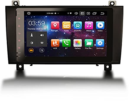 ERISIN 8 Android 11 Autoradio für Mercedes Benz SLK Klasse R171 W171 CarPlay DAB+ GPS-Navi Carplay Auto OBD Bluetooth A2DP DVB-T/T2 WiFi DAB+ 8-Kern 4GB RAM