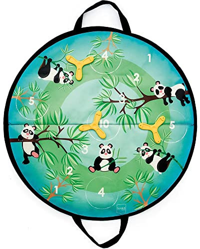 SCRATCH 276182119 Magnet Zielscheibe, Motiv: Panda, magnetische Dartscheibe, Wurfspiel für Kinder ab 3 Jahren