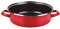 Fagor 78574 Tartera Optimax Acero Aisi 430, Rojo, D 24 cm, Polyester, Negro