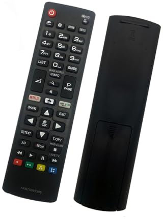 Riry Nouveau Remplacement pour Telecommande LG Smart TV pour LG Universelle TV - Aucune Configuration REQUISE,avec Boutons Net