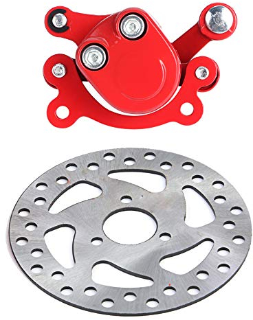 EBTOOLS Pinza Freno Minimoto Cinese Kit Freni Disco 120mm Kit Freni Disco Minimoto Adatto per Professional Go Kart Brake Disc Brake Caliper Disc Rotor Brake Caliper 120mm Replacement for
