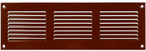 Vent Systems 30 x 10 cm Lüftungsschlitz-Abdeckungen – Braun – Metall-Luftrücklaufgitter mit eingebautem Schädlingsschutz-Bildschirm