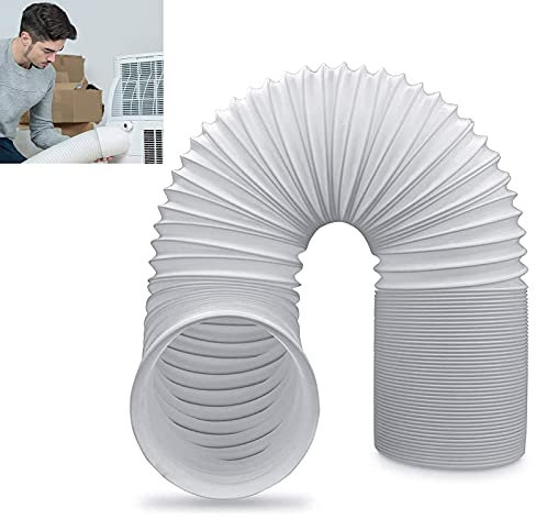 Tuyau Climatiseur Mobile Allongé,Diamètre 15cm Longueur de 1,5M, Tuyau D'évacuation D'air En Pvc Flexible Tube De Ventilation, Pour Climatisation, Déshumidificateur，Sèche-linge